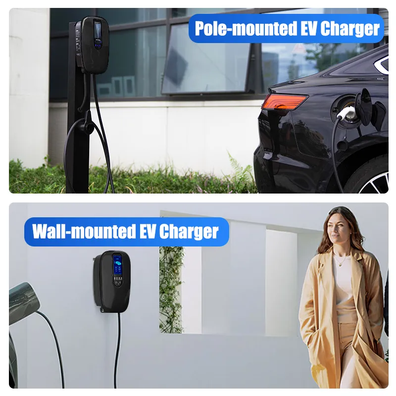 Commercial Type2/Gbt Smart EV Charger with RFID Card/APP/Ocpp 1.6