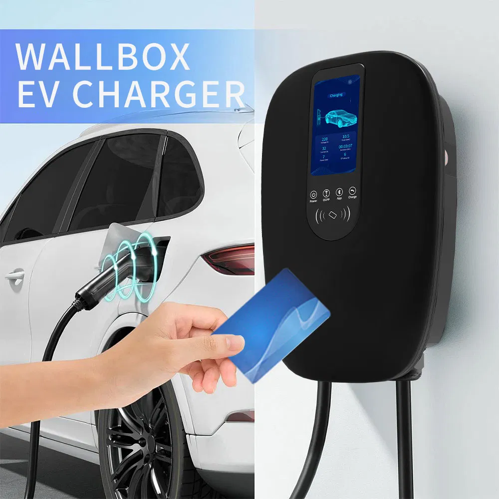 22kw AC EV Charger Evse Type2 Plug Wallbox Charging Station with Ocpp