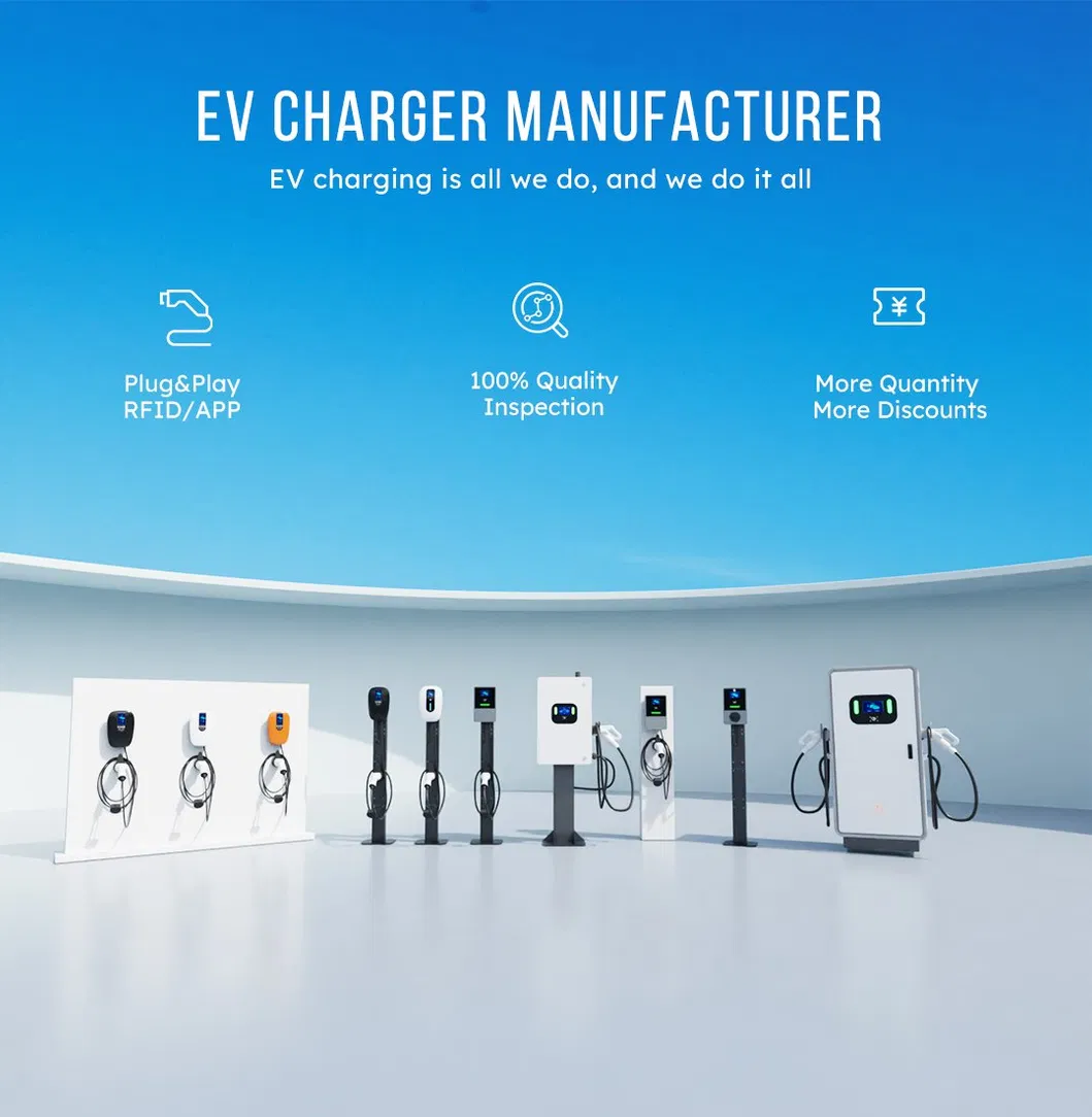 EV DC Fast Charger CCS2 GB/T 30kw Electric Vehicle Charging Stations