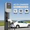 OEM 32A/ 7kw 1 Phase Mode 3 Floor Type AC EV Charger Electric Car Charger Station Wallbox with 4.3" Screen