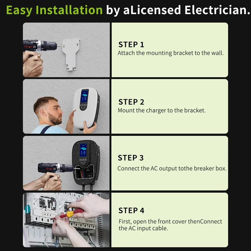 Home Gbt Smart EV Charging Station with WiFi/APP/RFID Card