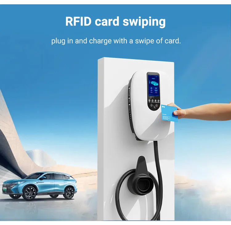 Fast Delivery EV Charger Charging Station Wallbox 7kw 11kw 22kw Type2 Ocpp1.6