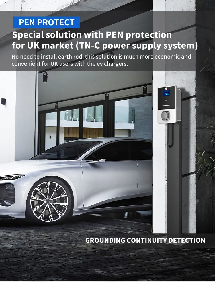 APP Control Ocpp WiFi Blue Tooth 4G 32A Home Charging AC EV at Charger Station Charge Point with CE RoHS