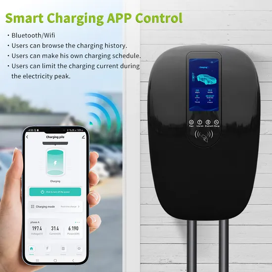 Home Use Smart EV Wallbox Type1 Type2 Level 2 Electric Vehicle Car Charger Charging Station