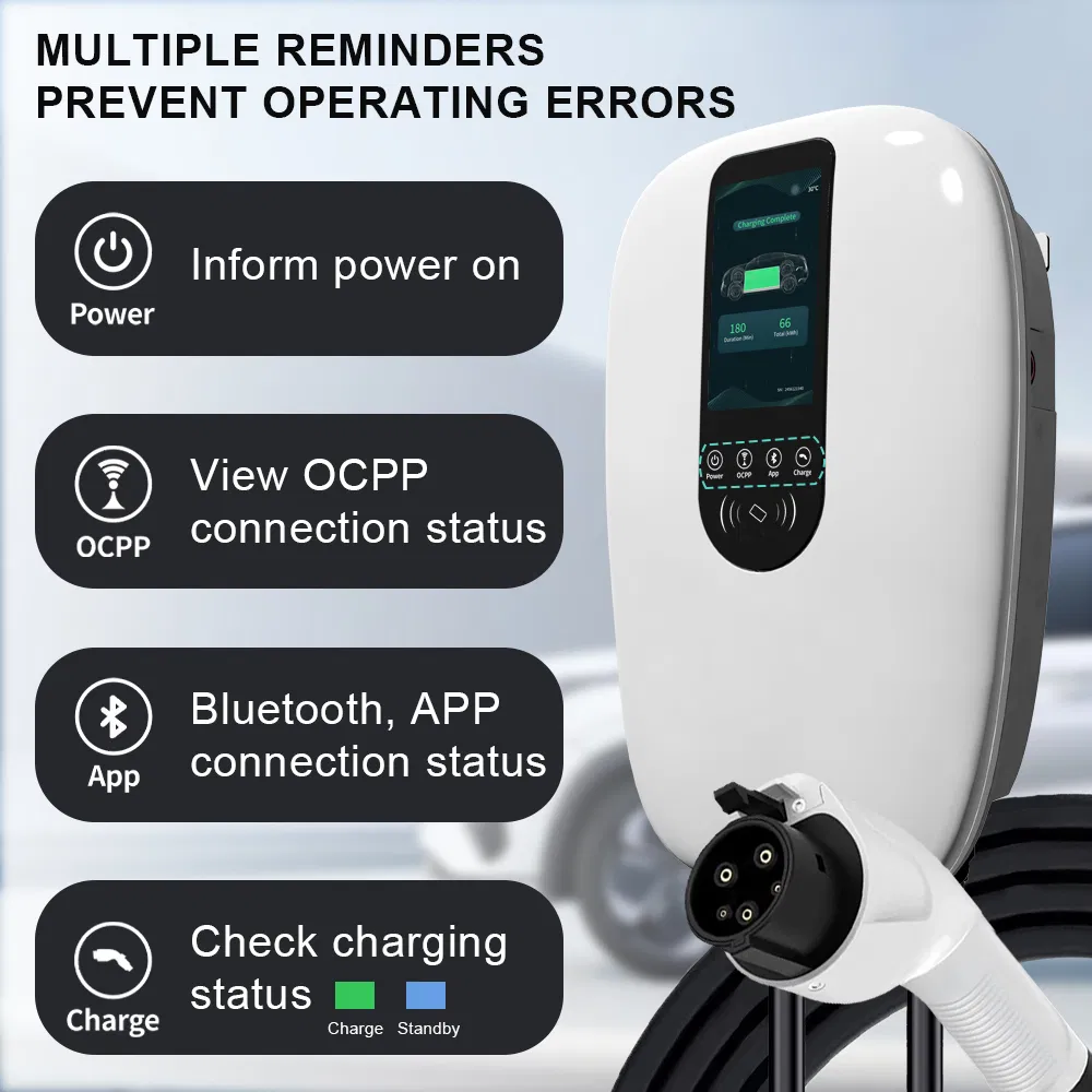 New Energy Vehicle Car Home Charger Type 2 with Load Balance
