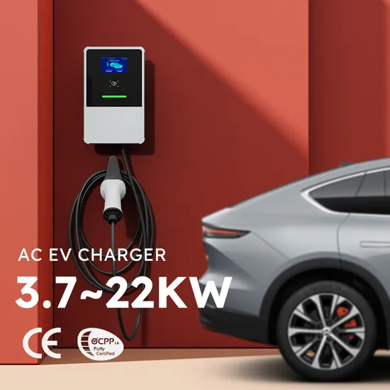 Remote Control Smart Home Use 32 a 7kw Single Phase Solar Power Wall Box EV Charger Station with Stand for EV Car