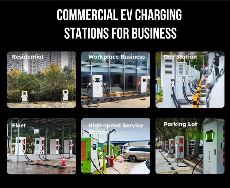 EV Fast DC Charging Station Charger Ocpp Commercial Use APP RFID Card