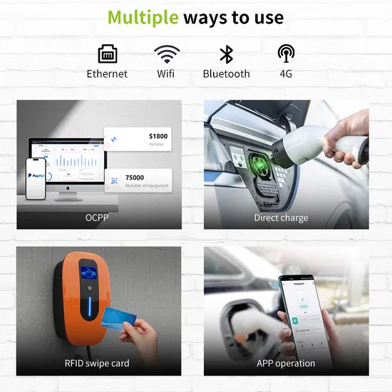 AC EV Charger Wallbox Charging Station 22kw 32A Ocpp 1.6 APP Plug and Play Wholesale Type2