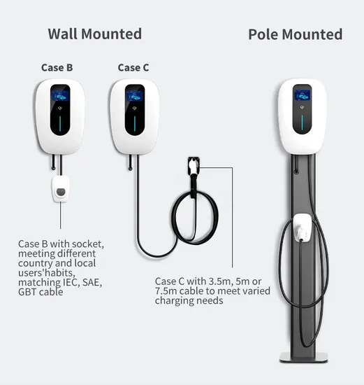 APP Control RFID Card Optional EV Station 22kw Electric Car Charging Point