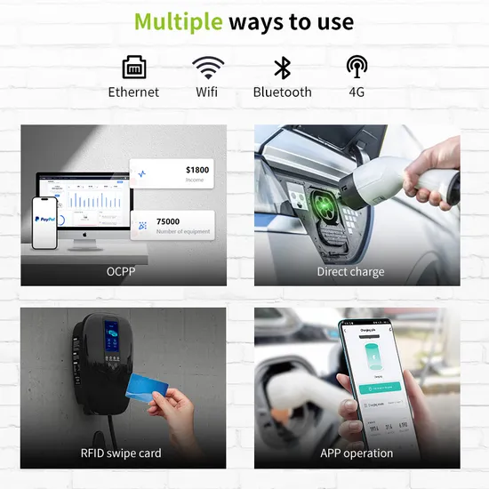 11kw Type 2 Load Balance Electric Vehicle Charging Station