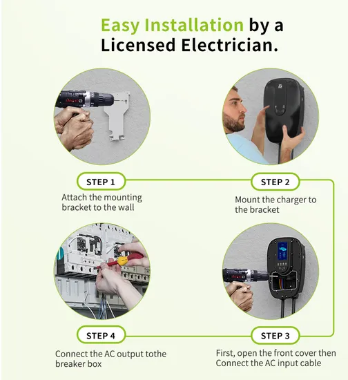 Electric Vehicle Mode3 Home EV Charger 7kw Wallbox for Type 2 Plug