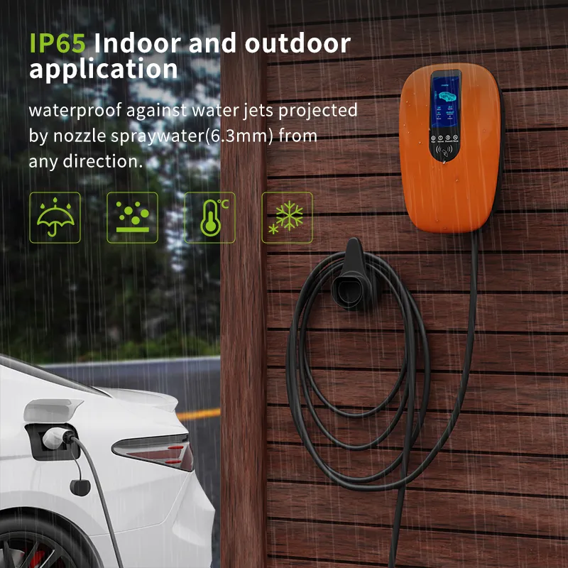 Wholesale Home Power Balance EV Charger with Big Screen with Ocpp Automobile EV Charger