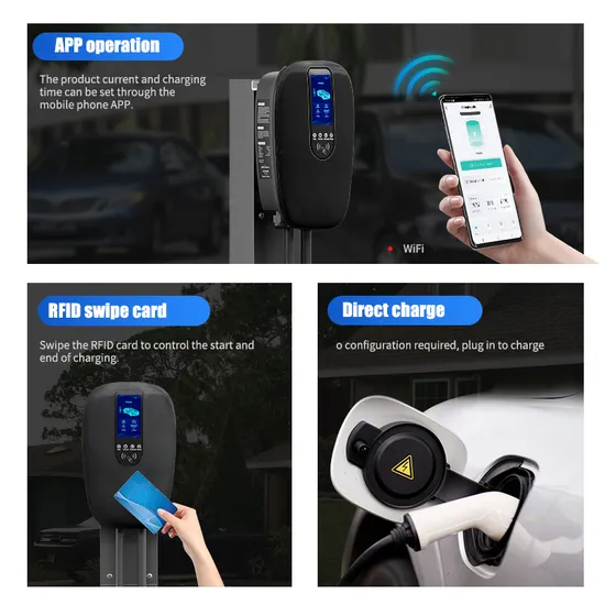 Home Use Smart EV Wallbox Type1 Type2 Level 2 Electric Vehicle Car Charger Charging Station