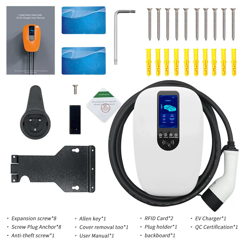 Commercial EV Charger for All Users with APP/RFID Card and Ocpp Optional