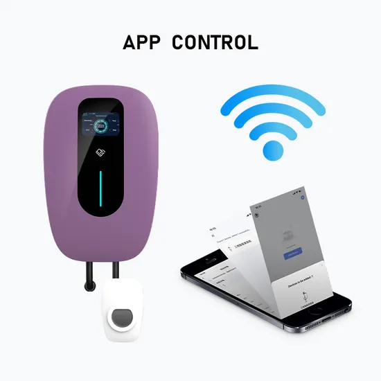 CE RoHS APP Control Type 2 Charging Plug 11kw EV Charger Wallbox with LCD Screen