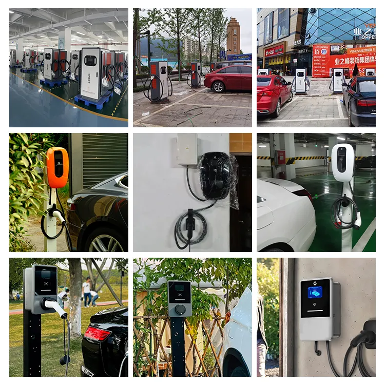 Type1/Type2/Gbt Smart EV Charger with RFID Card/WiFi/Bluetooth/APP