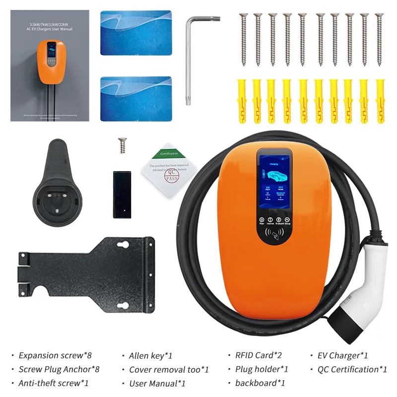 Wholesale Home Power Balance EV Charger with Big Screen with Ocpp Automobile EV Charger