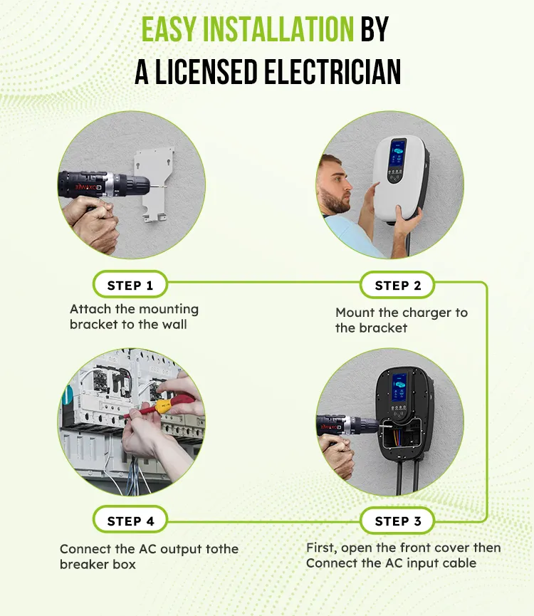 Ocpp EV Fast Charger Type2 Wallbox EV Charging Station