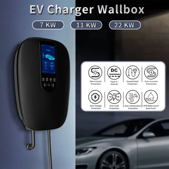 CE RoHS Passed 7kw 11kw 22kw Ocpp APP Control EV AC Charger