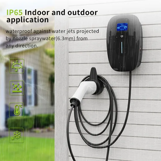 Wall Mounted EV Car Charger RFID Saej1772 EV Charger Smart Pole