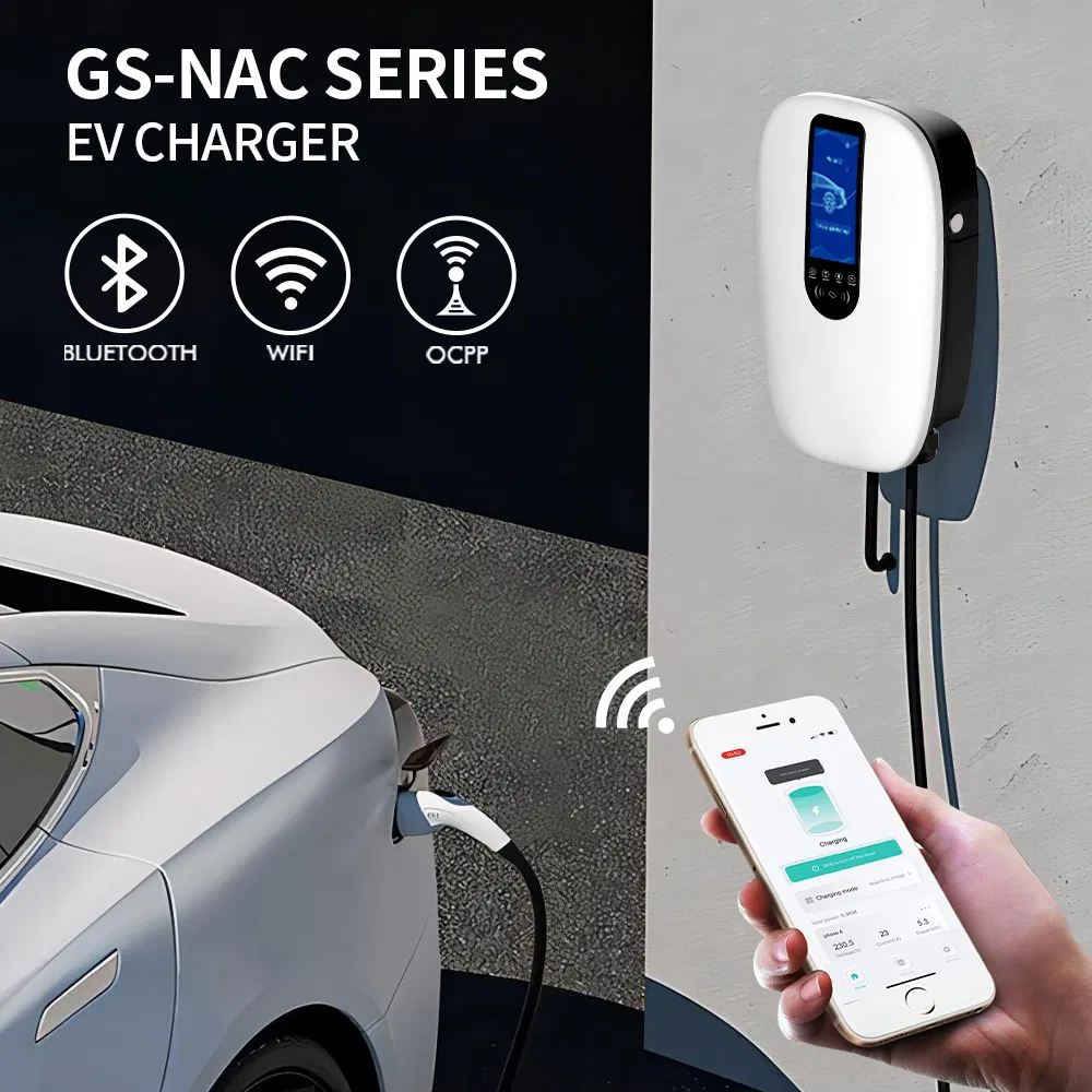 EV Charger Wallbox Ocpp1.6 with APP Solar