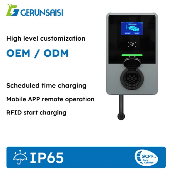 Wallbox Home Electric Smart EV Charger with WiFi/Bluetooth/RFID Card/APP