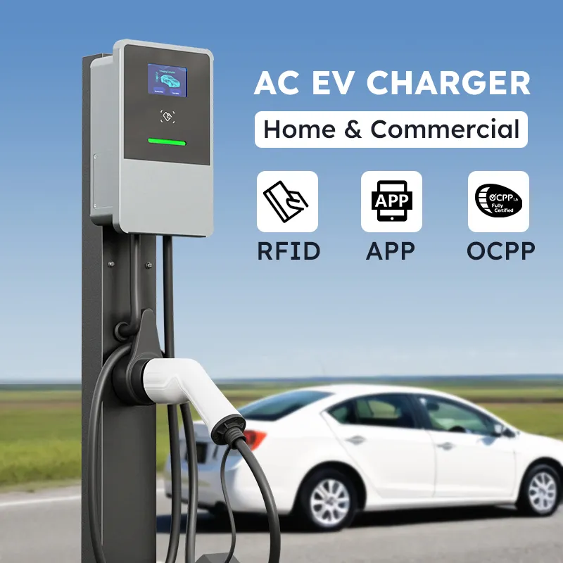 EV AC Charging Station for Home/Commercial Use with WiFi/APP/RFID Card
