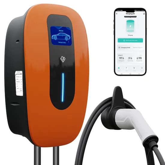 Type 2 EV Charger Wall-Mounted Charging for Home Use with APP/RFID Card
