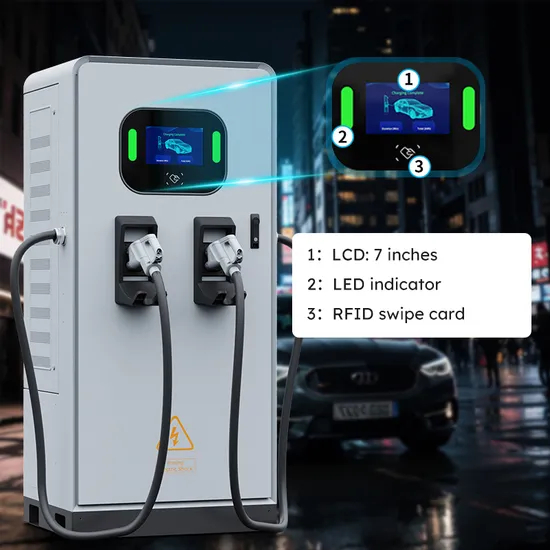 60kw Dual Charging Gun Commercial Floor-Mounted DC EV Charger Fast Charging DC EV Charger Charging Pile