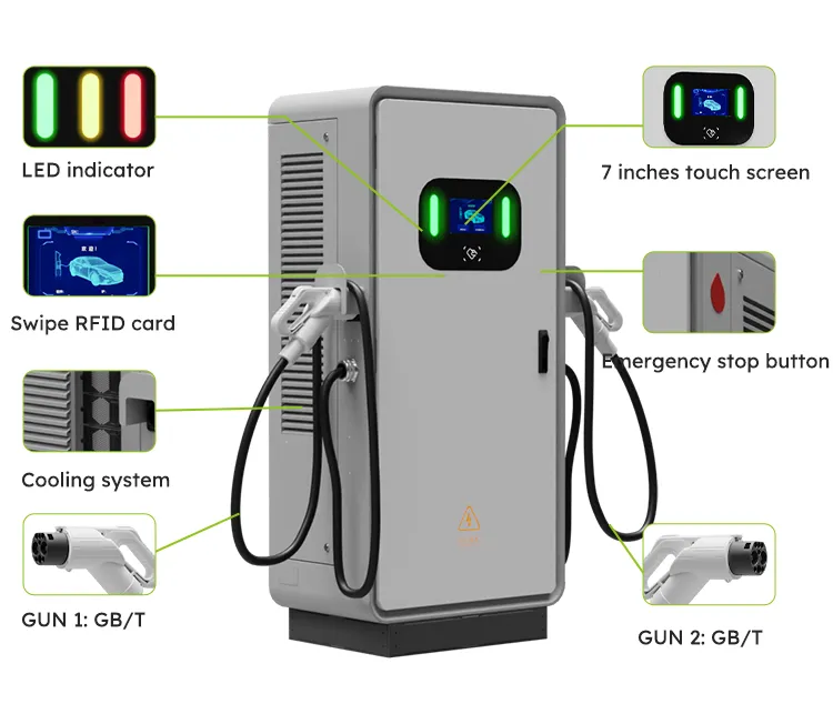 EV DC Fast Charger 160kw Ocpp Charging Satations