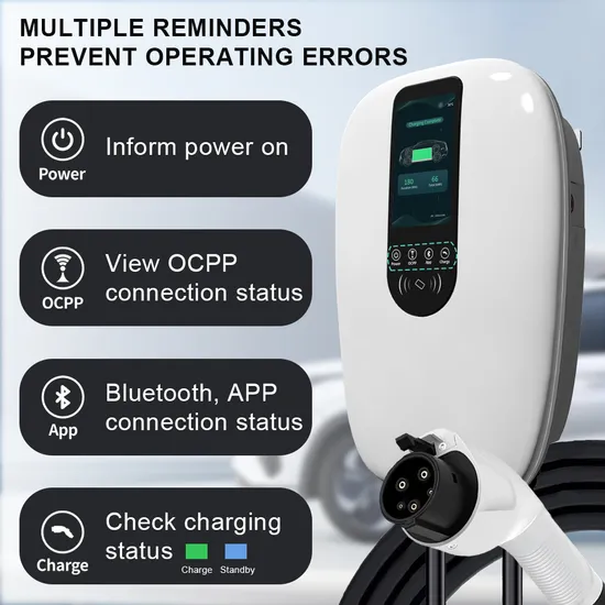 AC Wallbox EV Charging Station with Ocpp Ethernet, 4G, WiFi, RS485
