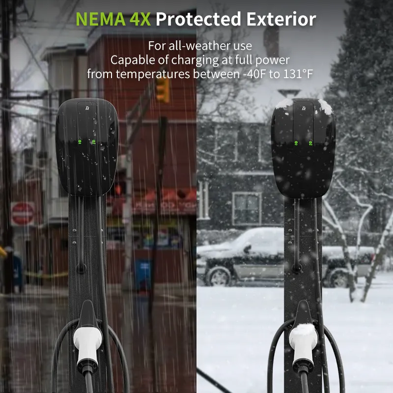 Home Charging 22kw 3 Phase Level 2 EV Charger Type 2 IEC 62196