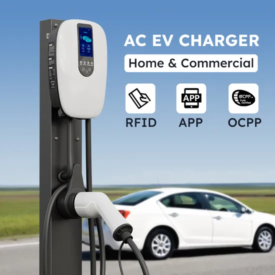22kw IP65 Type 2 Smart EV Charging Station with WiFi/APP/RFID Card
