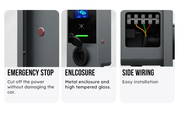 Wireless Smart Charging Point EV Charger with RFID Card/WiFi and APP Control
