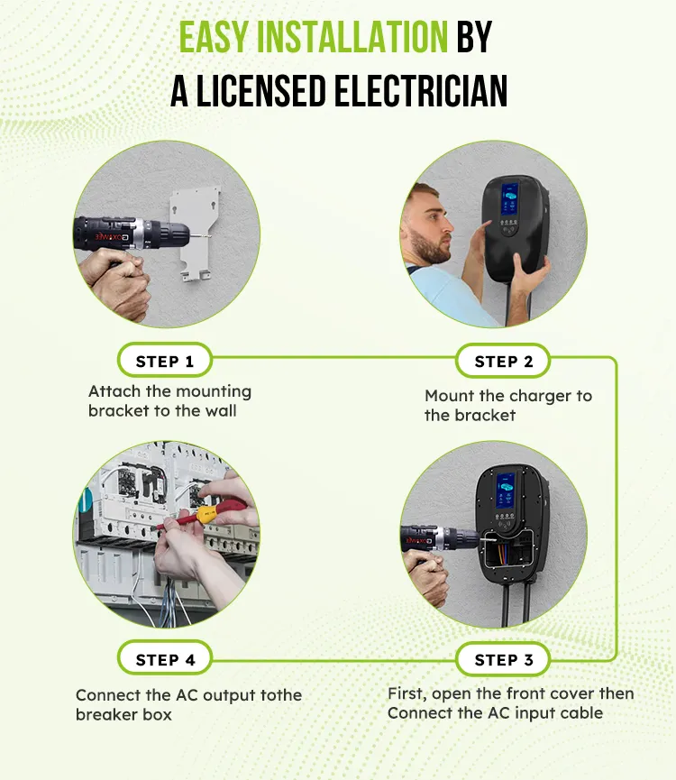 Commercial Wallbox with Ocpp Automobile EV Charger