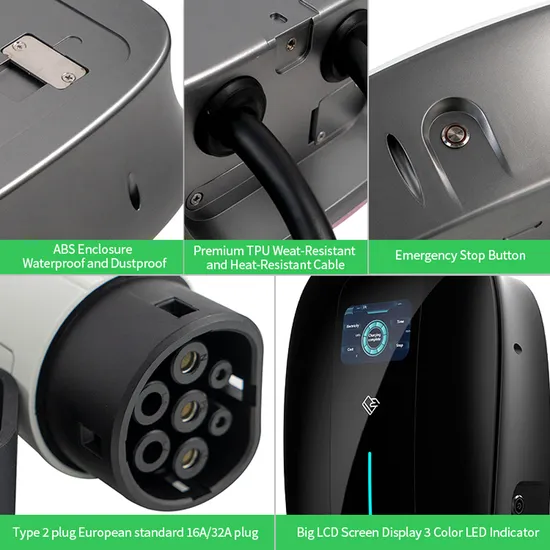 Type 2 Portable EV Fast Electric EV Charging Station 22kw