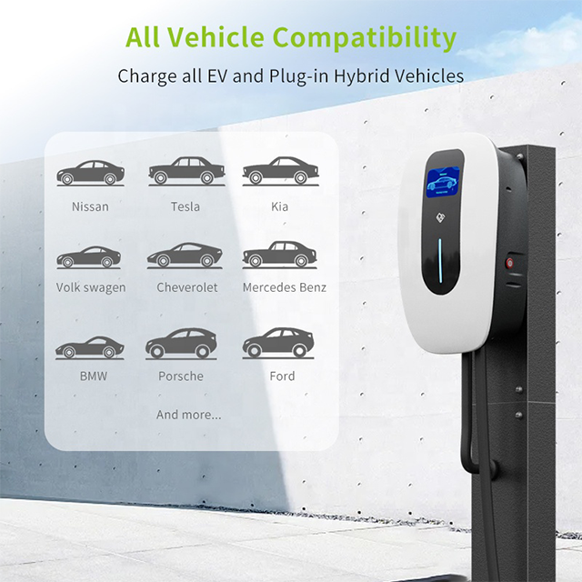 Greenscience New Type Home Ev Charger 7KW 11KW 22kw Fast Electric Vehicle Car Charger Station Ev Charger Wallbox