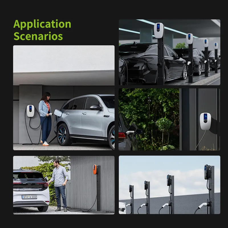 Type1/Type2/Gbt Smart EV Charger with RFID Card/WiFi/Bluetooth/APP