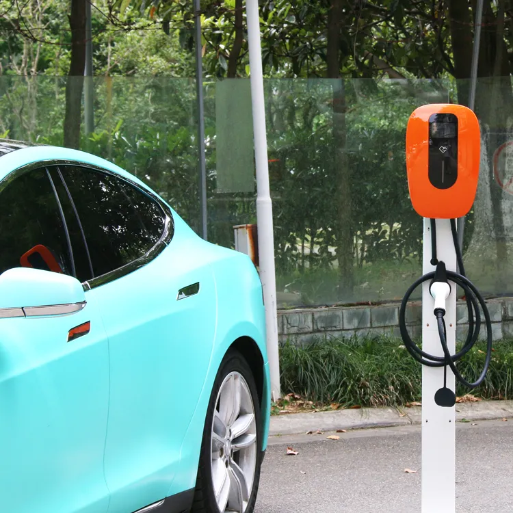 Wholesale Electric Vehicle Type 2 Charging Station with WiFi/APP/RFID Card
