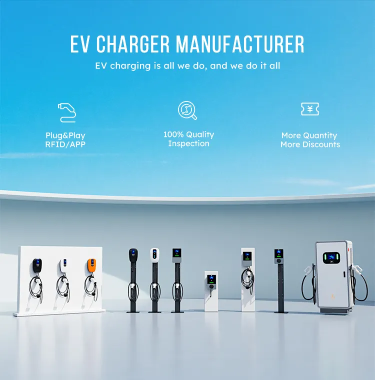 Ocpp 30kw 60kw Fast DC EV Charger with Dual CCS-2 GB/T CCS-1