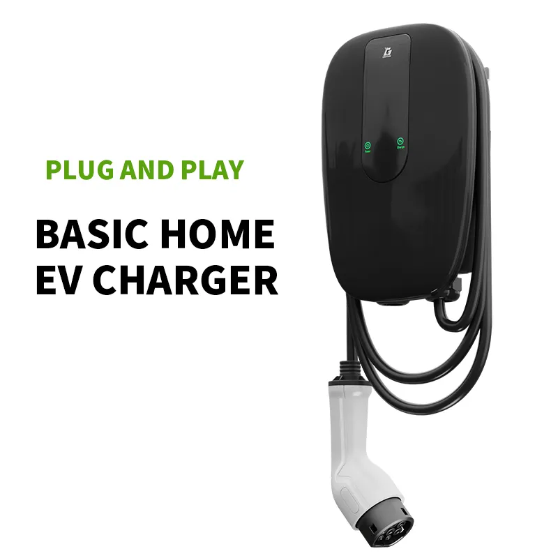 Factory Sale 32AMP 7kw IP66 Home Use Smart EV Wallbox Type1 Type2 Level 2 Electric Vehicle Car Charger Charging Station