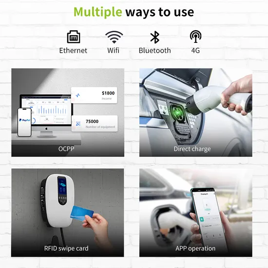 Popular New Design 7kw EV Charger Home Use Electric Car Charging Station Wall-Mounted EV Car Charger
