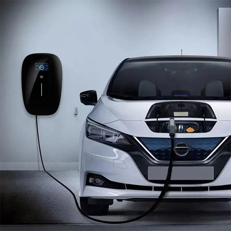 AC 220V 7kw EV Charger Wall Mounted Evse Wallbox Smart