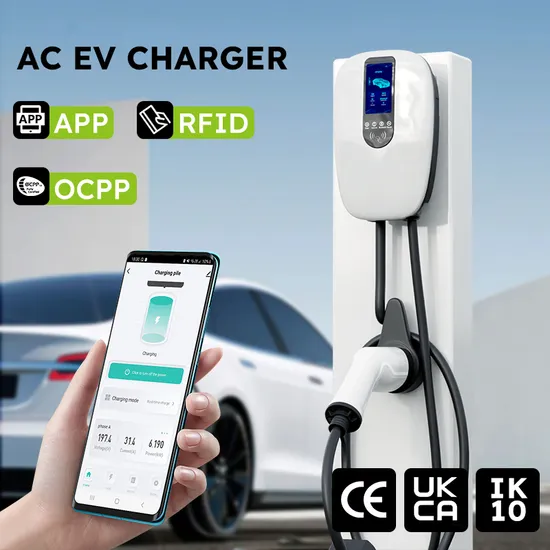 Green Science Smart Home EV Car Charger with APP/RFID Card/WiFi/Bluetooth
