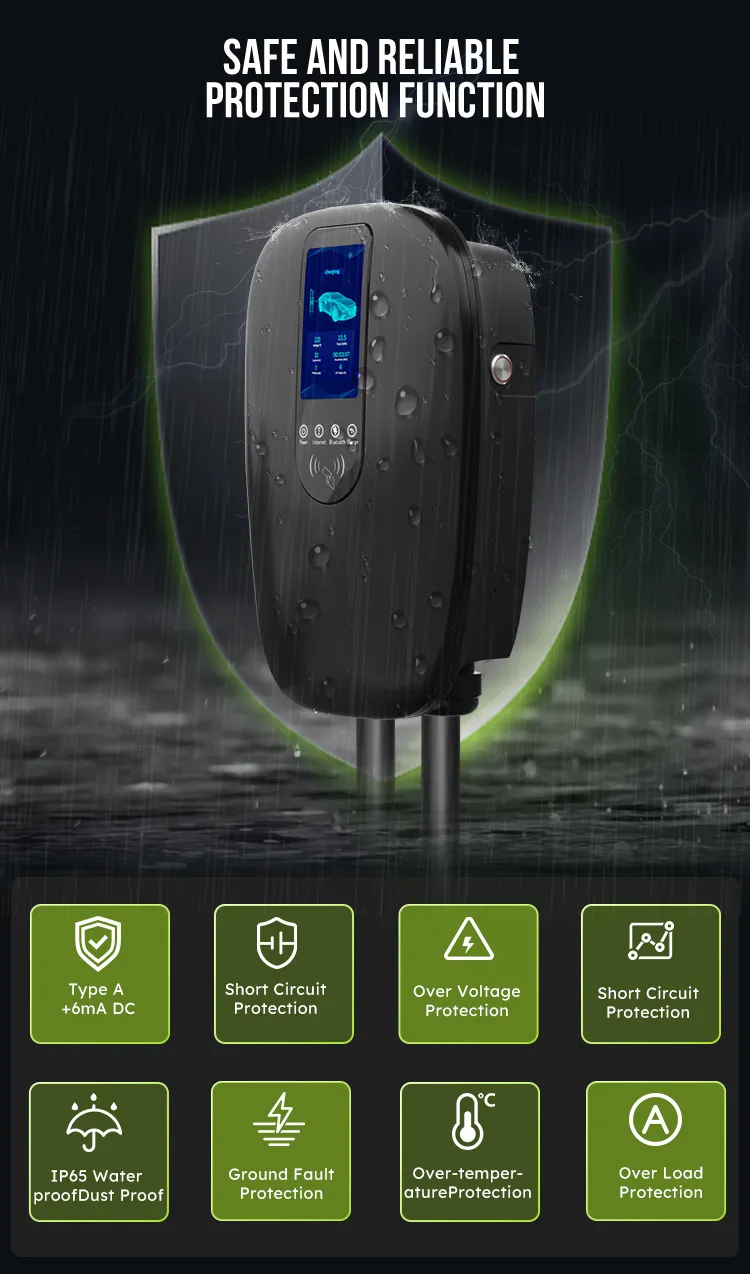 Commercial Wallbox with Ocpp Automobile EV Charger
