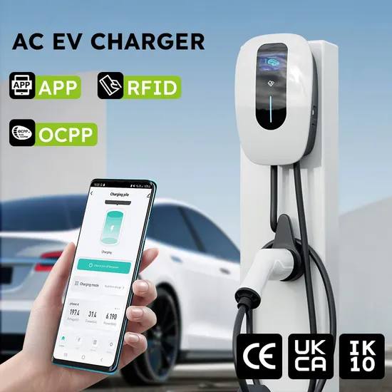 New Design 22kw Type2 EV Charger Wallbox Electric Car Charger Home Type with APP Control