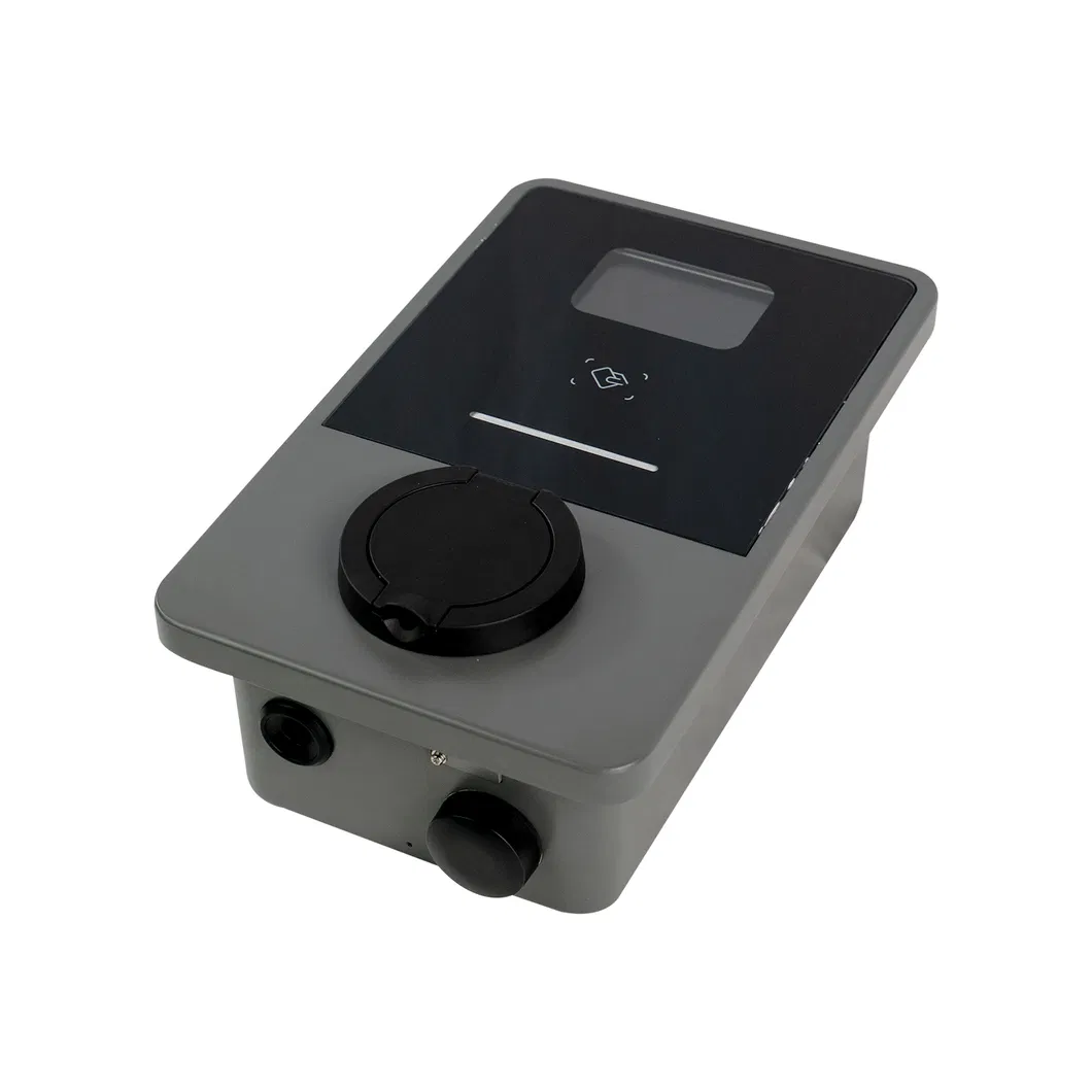 Remote Control Smart Home Use 32 a 7kw Single Phase Solar Power Wall Box EV Charger Station with Stand for EV Car