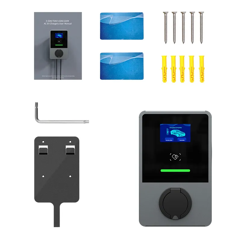 Wallbox Home Electric Smart EV Charger with WiFi/Bluetooth/RFID Card/APP