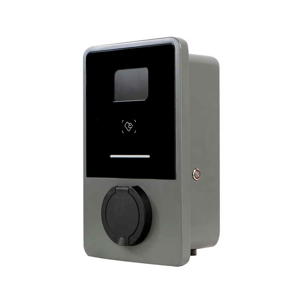 Remote Control Smart Home Use 32 a 7kw Single Phase Solar Power Wall Box EV Charger Station with Stand for EV Car