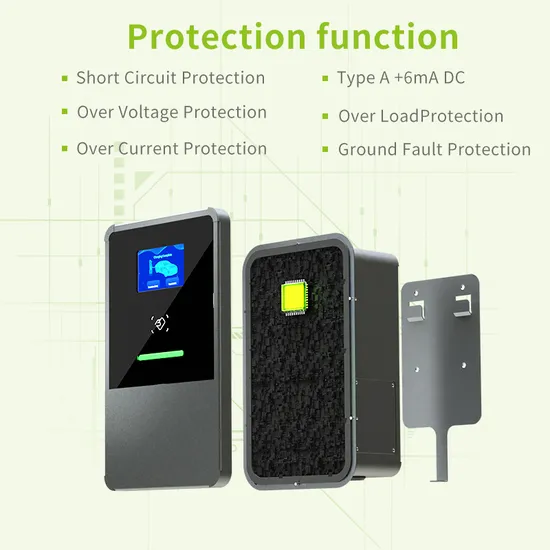 Remote Control Smart Home Use 32 a 7kw Single Phase Solar Power Wall Box EV Charger Station with Stand for EV Car